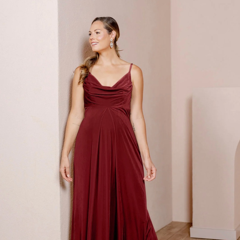 Revelry Skye Velvet Maternity Dress